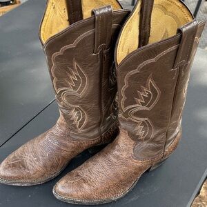 Tony Lama Dark Brown Western Boots